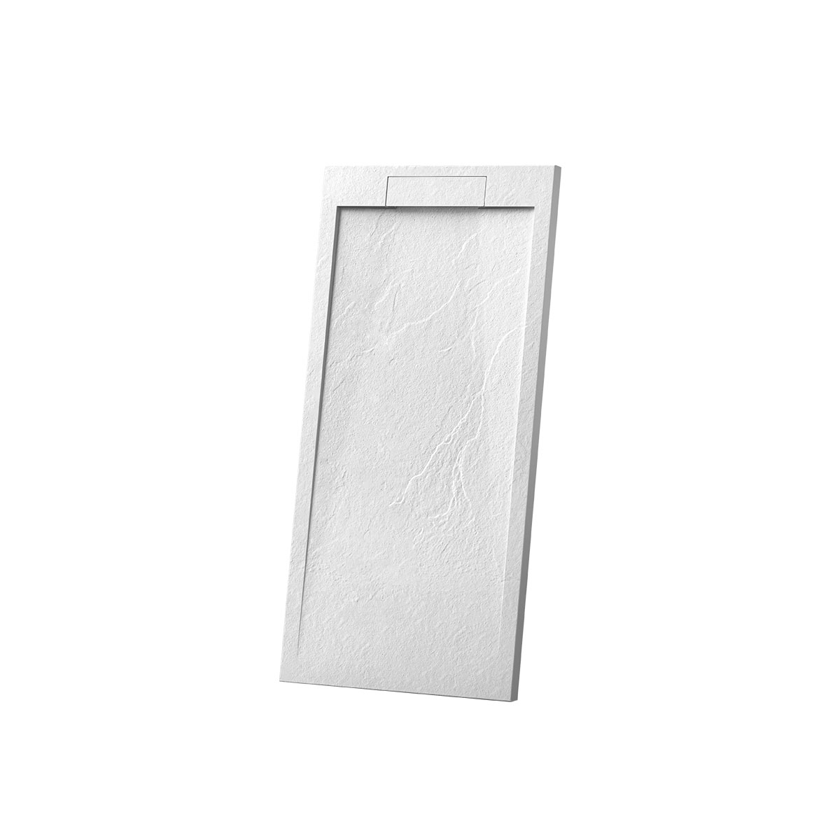 ДУШЕВОЙ ПОДДОН И ИССКУСТВЕННОГО КАМНЯ GARDA WHITE 100X80