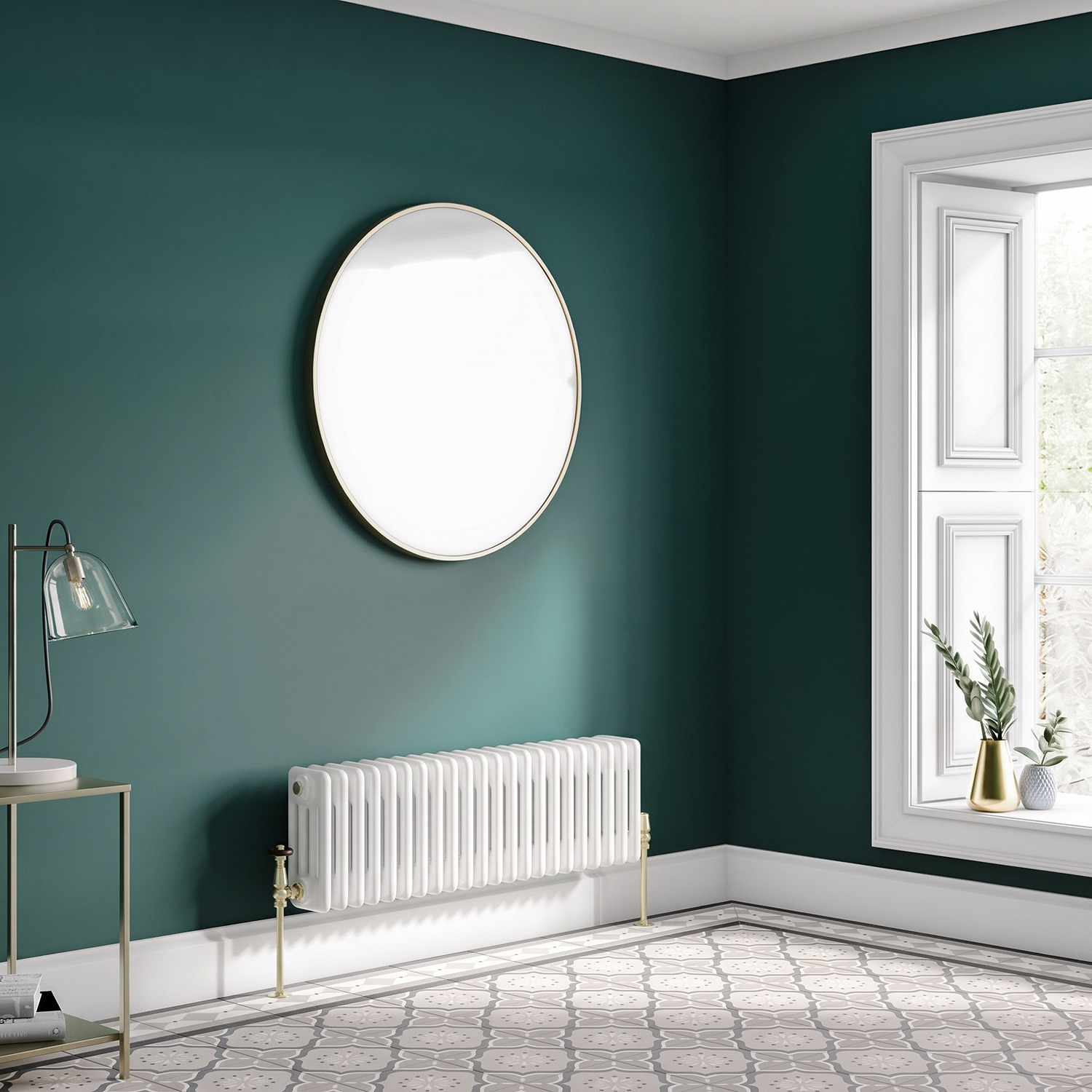 Горизонтальный радиатор TRIO 22 MAT WHITE